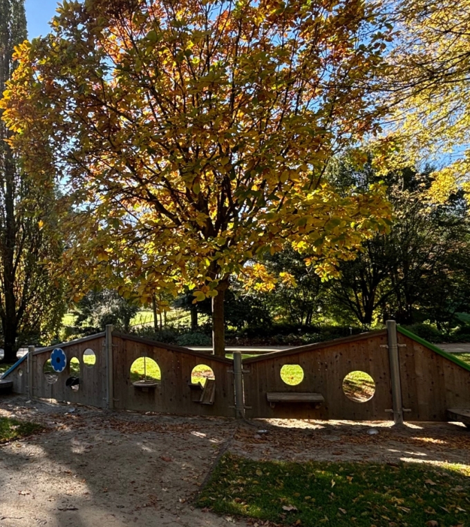 Inklusive und barrierefreie Spielplätze im Park der Gärten