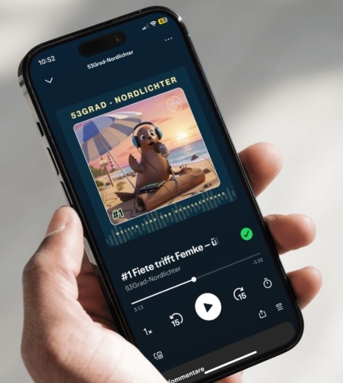 KI-Robbe Fiete: TANOs innovativer B2C-Podcast für Nordsee-Fans