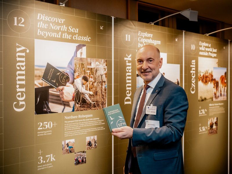 Ausstellungseröffnung „Tourism for Europe, Europe for Tourism“ im Europäischen Parlament am 26. Januar 2026 in Brüssel.