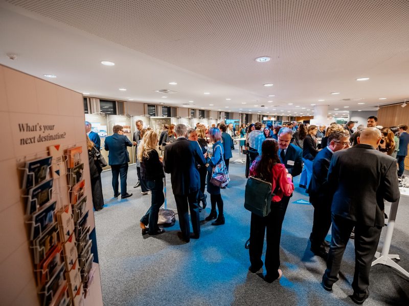 Ausstellungseröffnung „Tourism for Europe, Europe for Tourism“ im Europäischen Parlament am 26. Januar 2026 in Brüssel.
