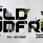 Grafik zur Ausstellung „All good things are wild and free. Wandern, pilgern, Spuren finden“