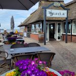 Eingang zum Strandcafé in Bad Zwischenahn