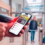 Nordsee-Karte - Zugang mit Handscanner zum Schwimmbad